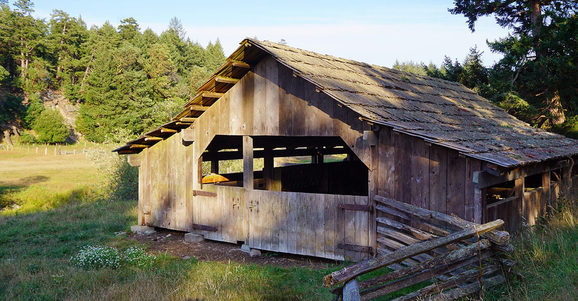 De Courcy Island farm shack