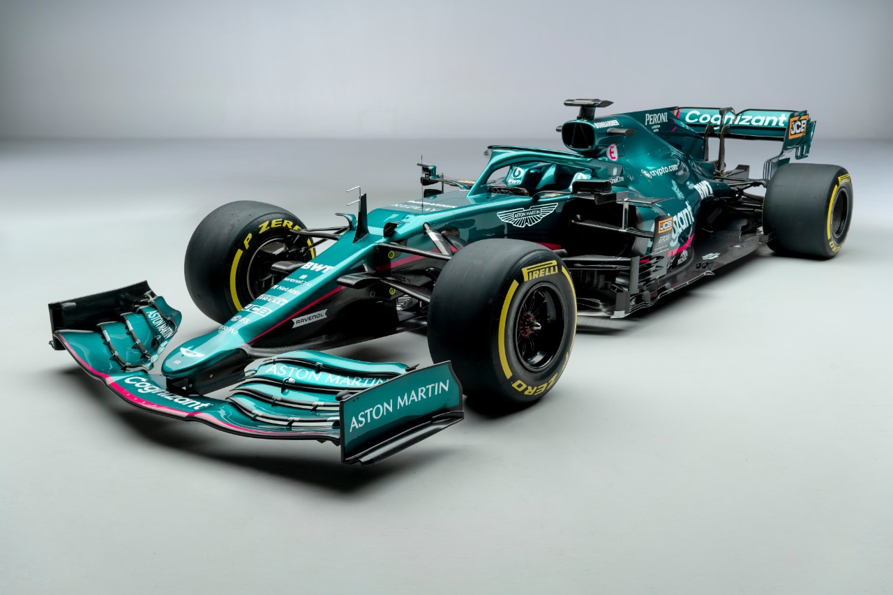 Aston Martin launches new car in return to F1 after 61 years